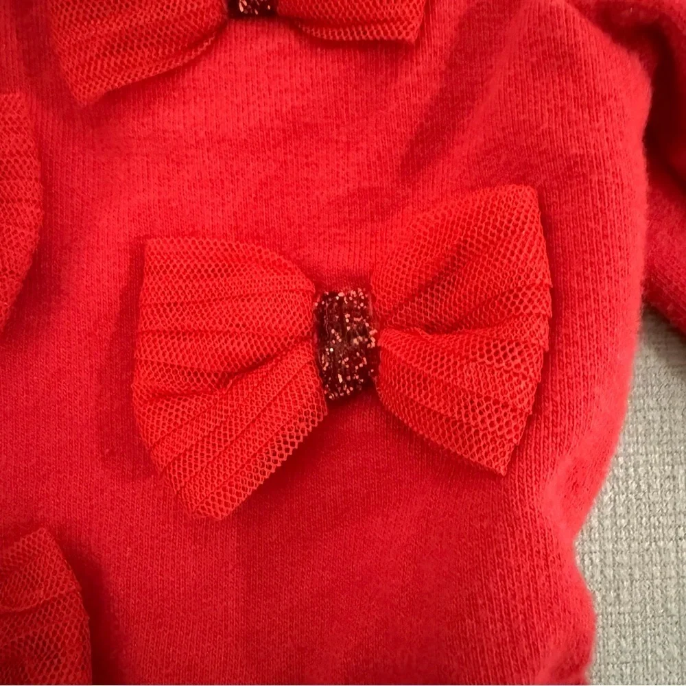 Carters girls dress with bows 2T